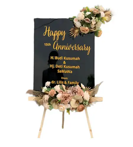 Papan Bunga Akrilik Pangeran
